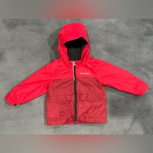 Columbia boys 2T fleece-lined raincoat